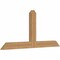 Ekena Millwork Portland Timber Gable Bracket, Western Red Cedar, 72"W x 33"H x 3 1/2"D x 5 1/2"F, 11/12 Pitch GBW072X33X0406POR00SWR - alternate 3